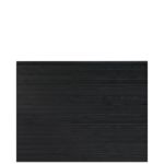 Bild von Plus Plank Profilzaun mit Abschlussbrett 174 x 129 cm PEFC schwarz