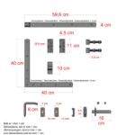 Bild von Plus Plank Einzeltür 100 x 163 cm PEFC druckimprägniert mit Beschlägen