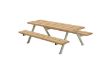 Plus Alpha Junior Picknicktisch Thermowood 177 x 118 x 57cm
