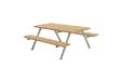 Plus Alpha Picknicktisch Thermowood 177 x 161 x 73 cm