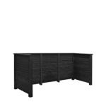 Immagine di Plus Plank Profil Mülltonnenverkleidung 294 cm PEFC schwarz