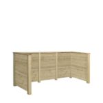 Immagine di Plus Plank Profil Mülltonnenverkleidung 294 cm PEFC druckimprägniert