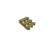 Plus Aussentreppe druckimprägniert 3-stufig Terrassentreppe 34 Grad - 120 x 76 x 54 cm