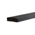 Immagine di Plus Klink Profil Mülltonnenverkleidung zum Eingraben 294 cm PEFC schwarz