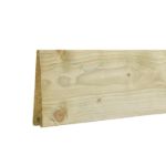 Image de Plus Klink Profil Mülltonnenverkleidung zum Eingraben 294 cm PEFC druckimprägniert