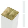 Immagine di Plus Premium Leimholzpfosten NTR-A 9 x 9 x 298 cm weiss PEFC