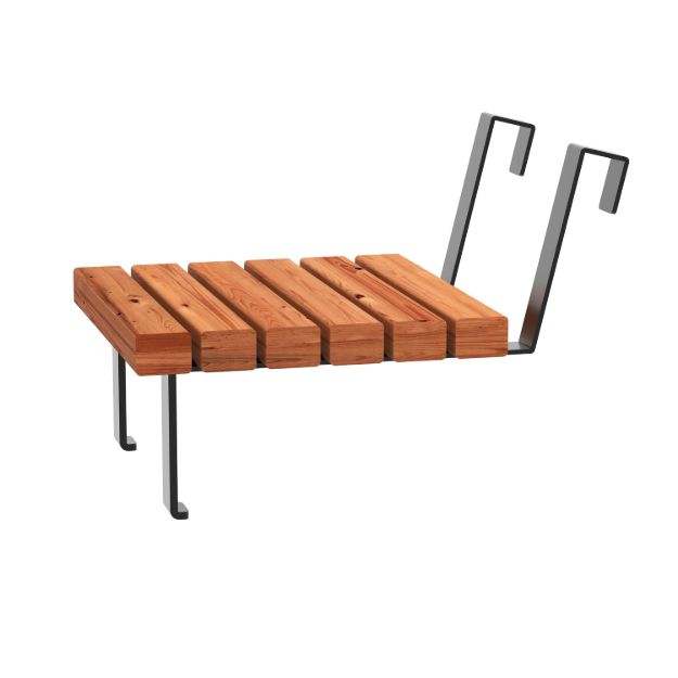Image de Plus Relax Hängetisch 40 cm ThermoWood - schwarz