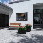 Image de Plus Relax Bank 150 cm ThermoWood - schwarz