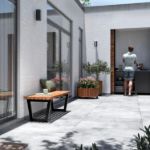 Image de Plus Siesta Living Bank und Tisch Möbel 150 cm ThermoWood - schwarz