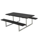 Immagine di Plus Basic Picknicktisch RePlast schwarz 177 x 160 x 73 cm
