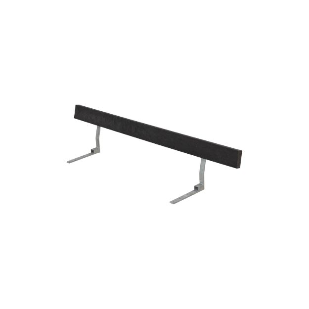 Image de Plus Rückenlehne RePlast schwarz für Plankenbank mit Beschlag 177 cm