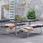 Immagine di Plus Classic Rückenlehne RePlast Recycling schwarz 177 cm