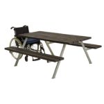 Plus Premium Leimholzpfosten Rundkopf NTR-A 9 x 9 x 148 cm umbragrau