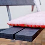 Bild von Plus Alpha Picknicktisch mit 2 Rückenlehnen RePlast Recycling schwarz 177 x 185 x 73 cm