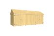 Plus Gartengebäude Classic Multihaus offen mit Einzel- und Doppeltor 626 x 234 cm