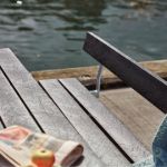 Immagine di Plus Alpha Junior Picknicktisch RePlast Recycling schwarz 177 x 118 x 57cm