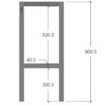 Bild von Plus Pflanztisch Gärtnertisch Stahl verzinkt 110 x 40 x 90 cm