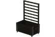 Plus Cubic rollender Raumteiler Rankkasten 87 x 50 x 130 cm schwarz-schwarz