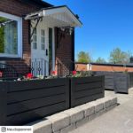 Image de Plus Cubic rollender Blumenkasten 120 x 50 x 70 cm schwarz-schwarz