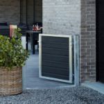 Bild von Plus Artura WPC Tor 115 x 95 cm mit Pfosten - Anschlag links