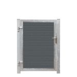 Image de Plus Artura WPC Tor 115 x 135 cm mit Pfosten -  Anschlag links