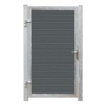 Image de Plus Artura WPC Tor 115 x 175 cm mit Pfosten - Anschlag links