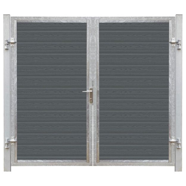 Bild von Plus Artura WPC Doppeltor 213 x 175 cm