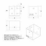 Image de Plus Cubic Balkenbeschlag für 9 ×  9 cm Pfosten schwarz - 2er Set