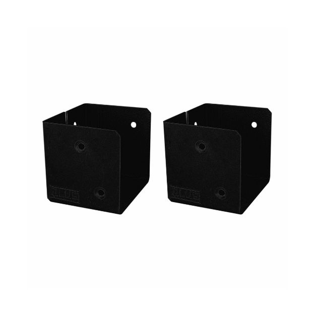 Image de Plus Cubic Balkenbeschlag für 9 ×  9 cm Pfosten schwarz - 2er Set