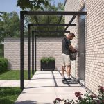 Immagine di Plus Cubic Balkenbeschlag für 4,5 ×  9 cm Pfosten schwarz - 2er Pack