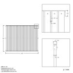 Bild von Plus Saga Zaun ThermoWood 150 × 120 cm
