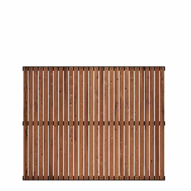 Bild von Plus Saga Zaun ThermoWood 150 × 120 cm