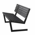 Bild von Plus Siesta Living Sofa 150 cm schwarz - schwarz