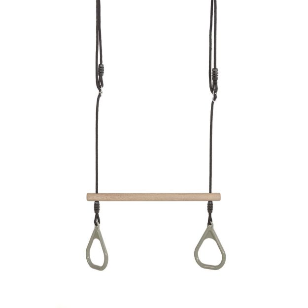 Bild von Plus Lux Trapezschaukel mit Ringen - Nordic Green