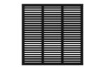 Plus Harmoni Sichtschutz-Zaun schwarz 180 x 180 cm
