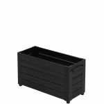 Image de Plus Cubic Blumenkasten 120 x 50 x 67 cm schwarz-schwarz