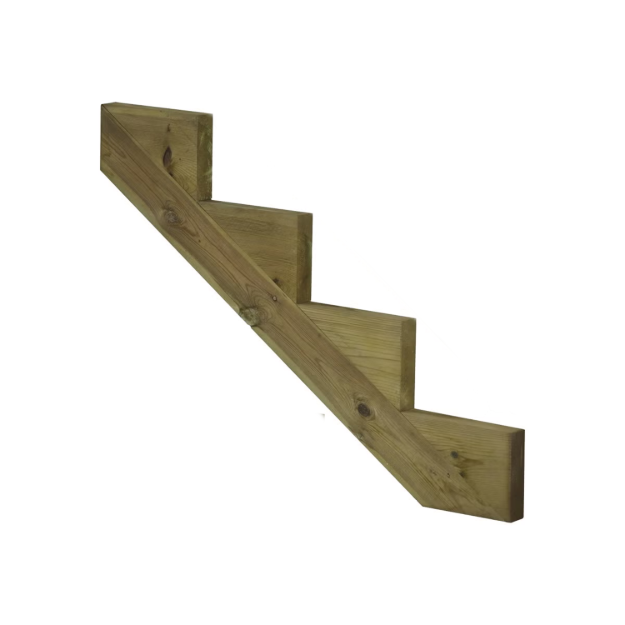 Bild von Plus Treppenwange 4-stufig druckimprägniert 100 x 68 cm