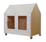 Bild von Plus Spielhaus Shelter auf Rädern 120 x 203 x 198cm