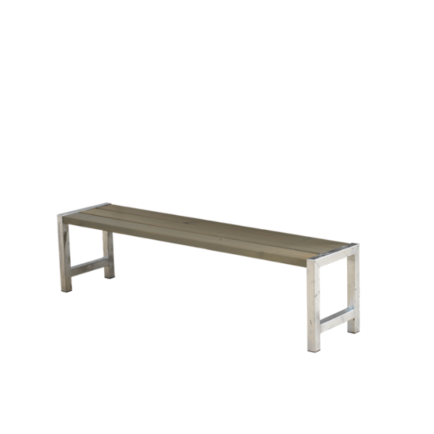 Bild von Plus Plankenbank 176 cm graubraun