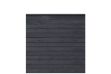 Plus Klink Profilzaun mit Abschlussbrett 174 x 166 cm PEFC schwarz
