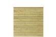 Plus Klink Profilzaun mit Abschlussbrett 174 x 166 cm PEFC druckimprägniert