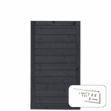 Plus Klink Einzeltor 100 x 163 cm PEFC schwarz mit Beschlägen