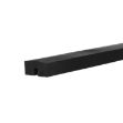 Plus Klink - Plank mittleres Abschlussbrett 174 cm PEFC schwarz