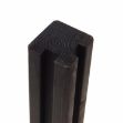 Plus Eckpfosten Profilpfosten 2 Nut 9 x 9 x 188 cm NTRA PEFC schwarz