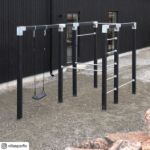 Plus Cubic Outdoor Fitness 380 cm - Model 3 - schwarz Ambiente