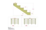 Bild von Plus Aussentreppe druckimprägniert 5-stufig Terrassentreppe 34 Grad - 120 x 126 x 88 cm