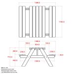 Image de Plus Bistro Kombimöbel Alphütte - 118 cm - Aktion
