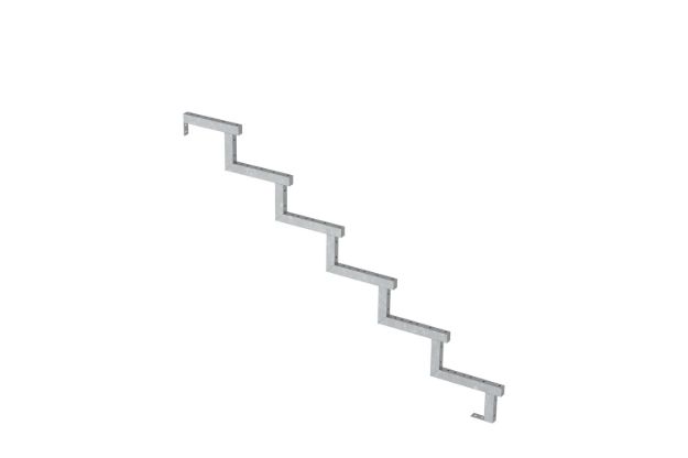 Bild Reihenfolge der Anzeige Alt-Tag Titel Bearbeiten Löschen 12551 0 Plus Stahl Treppenwange 6-stufig 153 x 102 cm mit Beschlag