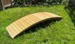 Rüegger Teichbogenbrücke 180 cm Leimholz druckimprägniert Ambiente