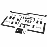 Bild von Plus Country Doppeltor Einfahrtstor schwarz 300 x 98 cm mit Beschlägen schwarz